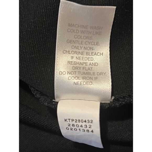 J. Jill Wearever Double-Face Jersey V-Neck Tunic Black Speckle Size M Petite - Picture 5 of 10